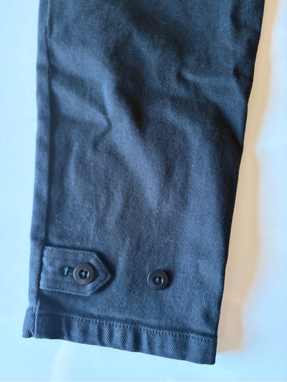 Wilfred Free Aritzia Black Cargo Pants high-rise waist button fly women’s 00 - Picture 10 of 11